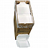 SmartLock Vented Foam Hinged Lid Container, 9 x 9.5 x 3.3, White, 150/Carton (YHLWV9010000)