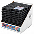 Versa-Mat Bar-Shelf Liner, Plastic, 12w x 12d x 0.25h, Black, 24/Carton (VM5280BK)