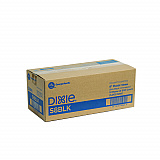 Slim Unwrapped Plastic Straws, 8", Plastic, Black, 500/Box, 10 Boxes/Carton (S8BLK)