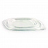 Crystal Classics Lids, 8.13 x 8.13 x 0.34, Clear, Plastic, 150/Carton (4308115)