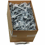 Meadoware Cutlery, Individually Wrapped, Medium Heavyweight Fork, Plastic, Black, 1,000/Carton (MKFE)
