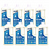 Automatic Dishwasher Gel, Free and Clear, 40 oz Bottle, 8/Carton (975408CT)