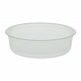 Microwavable Deli Containers, 6 oz, 4.6" Diameter x 1.3" h, Clear, Plastic, 500/Carton (PK6SC)
