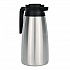 Thermal Vacuum Pitcher, 64 oz, Stainless Steel/Black (VACPIT19)