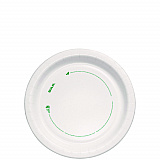 Compostable Paper Dinnerware, ProPlanet Seal, Plate, 9" dia, White, 250/Carton (OFMP9PLANET)