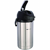 Lever Action Airpot, 101 oz, Stainless Steel/Black (AIRPOT30)