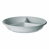 Vanguard Renewable and Compostable Sugarcane Containers, 3-Compartment Bowl, 28 oz, White, 400/Carton (EPSCR93NFA)