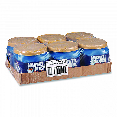 Coffee, Original, 27.5 oz Canister, 6/Carton (09422CT)