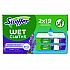 Sweeper TRAP + LOCK Wet Mop Cloth, 8 x 10, White, Lavender Scent, 38/Pack (00743)