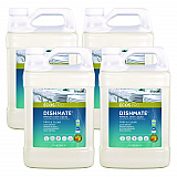 Dishmate Manual Dish Liquid, Free and Clear, 1 gal Jug, 4/Carton (PL972104CT)