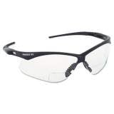 KleenGuard V60 Nemesis Rx Reader Safety Glasses, Black Frame, Clear Lens, +1.5 Diopter Strength (28621)