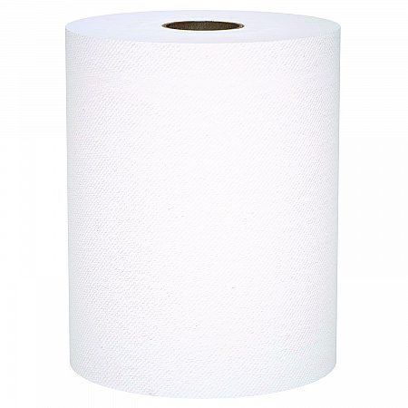 Universal 100% Recycled Fiber Hard Roll Paper Towels, 1-Ply, 8