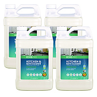 Parsley Plus All-Purpose Kitchen and Bathroom Cleaner, Herbal Scent, 1 gal Bottle, 4/Carton (PL974604CT)