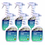 Stainless Steel Cleaner and Polish, 32 oz Spray Bottle, 6/Carton (PL93306CT)