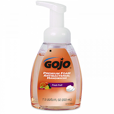 TFX Premium Foam Antibacterial Hand Wash, Refill for GOJO TFX Touch-Free Dispenser, Fresh Fruit Scent, 7.5 oz (571006EA)