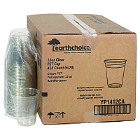 RPET Cold Cup, 12 oz, Plastic, Clear, 420/Carton (YP1412CA)