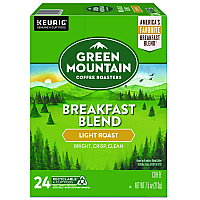 Breakfast Blend Coffee K-Cup Pods, 24/Box (6520)
