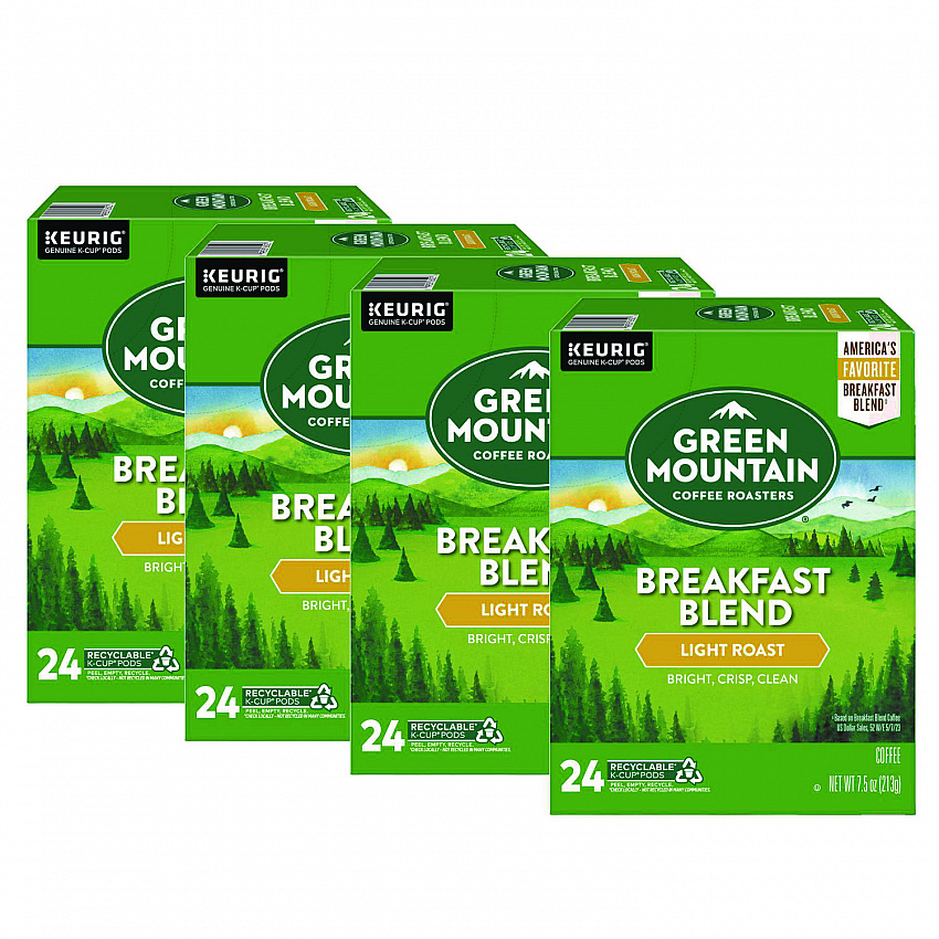 Breakfast Blend Coffee K-Cup Pods, 96/Carton (6520CT)