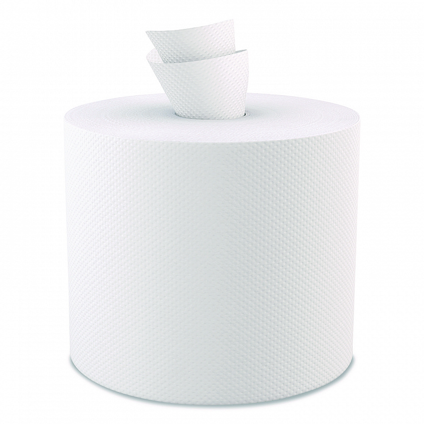 Select Center-Pull Paper Towels, 1-Ply, 7.31 x 10, White, 1,080/Roll, 6 Rolls/Carton (H142)