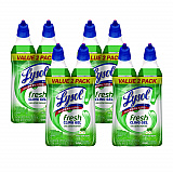 Cling and Fresh Toilet Bowl Cleaner, Forest Rain Scent, 24 oz Angle-Neck Bottle, 2/Pack, 4 Packs/Carton (98015)