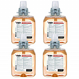 Luxury Foam Antibacterial Handwash Refill, Fresh Fruit Scent, 1,250 mL, 4/Carton (516204CT)