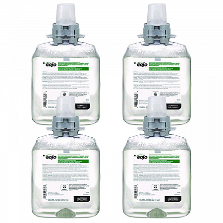 Green Certified Foam Hand Cleaner Refill, Unscented, 1,250 mL, 4/Carton (516504CT)