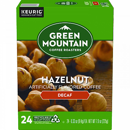 Hazelnut Decaf Coffee K-Cups, 24/Box (7792)