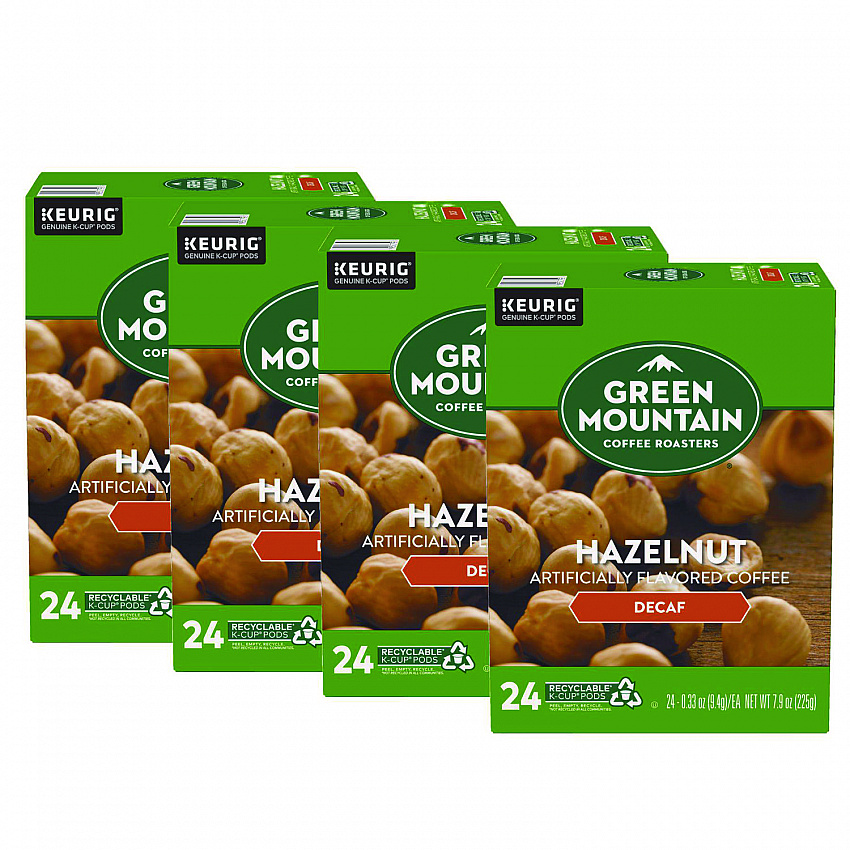 Hazelnut Decaf Coffee K-Cups, 96/Carton (7792CT)