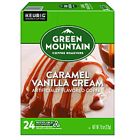 Caramel Vanilla Cream Coffee K-Cups, 24/Box (6700)