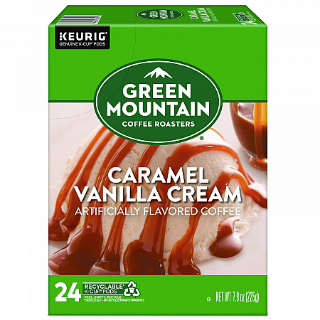 Caramel Vanilla Cream Coffee K-Cups, 24/Box (6700)