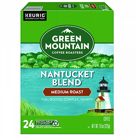 Nantucket Blend Coffee K-Cups, 24/Box (6663)