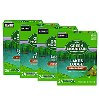 Lake and Lodge Coffee K-Cups, Medium Roast, 96/Carton (6523CT)