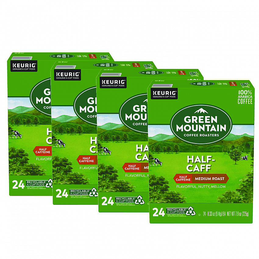 Half-Caff Coffee K-Cups, 96/Carton (6999CT)