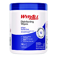 Hydrogen Peroxide Disinfecting Wipes, 1-Ply, 7 x 5.75, Fresh Scent, White, 185 Wipes/Canister (54481EA)