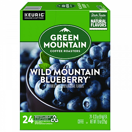 Fair Trade Wild Mountain Blueberry Coffee K-Cups, 24/Box (6783)