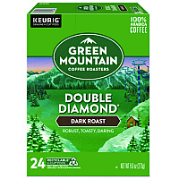 Double Black Diamond Extra Bold Coffee K-Cups, 24/Box (4066)