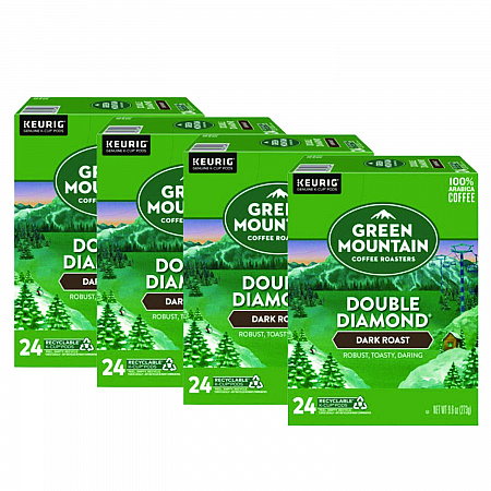Double Black Diamond Extra Bold Coffee K-Cups, 96/Carton (4066CT)