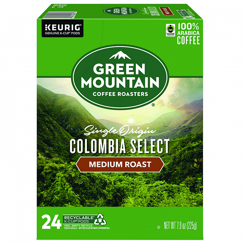Colombian Fair Trade Select Coffee K-Cups, 24/Box (6003)