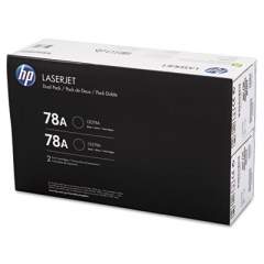 HP 78A, (CE278D) 2-Pack Black Original LaserJet Toner Cartridges