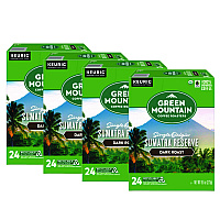 Fair Trade Organic Sumatran Extra Bold Coffee K-Cups, 96/Carton (4060CT)