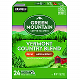 Vermont Country Blend Decaf Coffee K-Cups, 24/Box (7602)