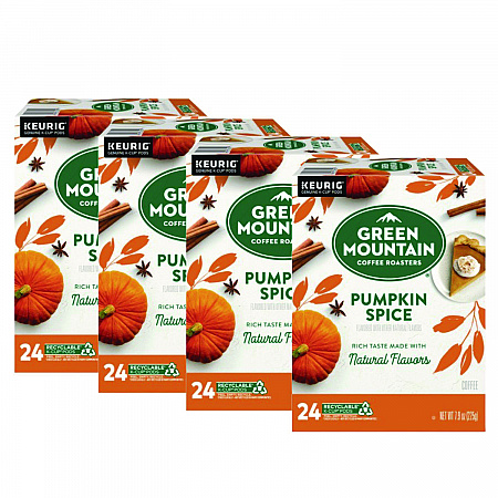 Fair Trade Certified Pumpkin Spice Flavored Coffee K-Cups, 96/Carton (6758CT)