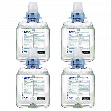 Food Processing HEALTHY SOAP 0.5% PCMX Antimicrobial E2 Foam Handwash, For CS4 Dispensers, Fragrance-Free, 1,250 mL, 4/Carton (513204CT)