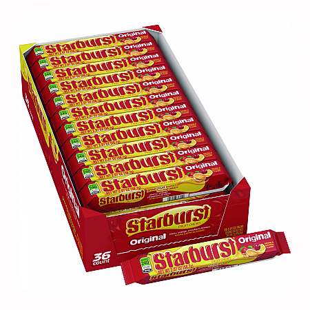 Original Fruit Chews, Cherry; Lemon; Orange; Strawberry, 12 Pieces/Pack, 36 Packs/Box (MMM01151)