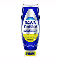 Platinum Liquid Dish Detergent, Clean Lemon Scent, 24.3 oz EZ-Squeeze Bottle (11819)