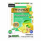 Probiotics+ Herbal Lemon and Ginger Tea, 24/Box (TNA23050)