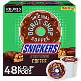 SNICKERS Flavored Coffee K-Cups, 48/Box (5000373541)