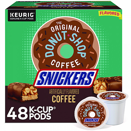SNICKERS Flavored Coffee K-Cups, 48/Box (5000373541)
