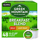 Breakfast Blend Decaf Coffee K-Cups, 48/Box (5000378815)