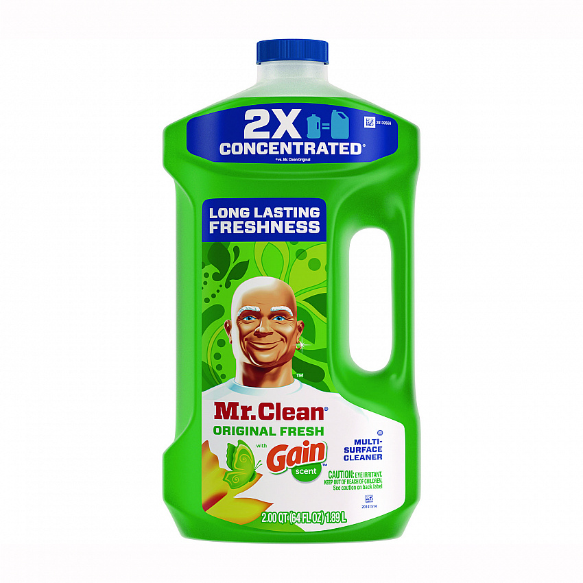Multipurpose Cleaning Solution, Gain Original Fresh Scent, 64 oz Bottle (10724)